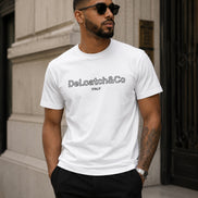 DeLoatch and Company Trace White Italy Tee Shirt