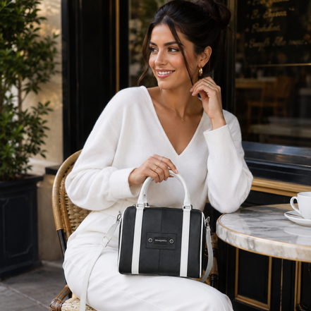DeLoatch and Company Sanah Italian Leather Handbag