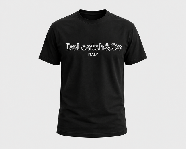 DeLoatch and Company Trace Black Italy Tee Shirt