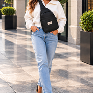 DeLoatch and Company Italian Leather Sling Backpack
