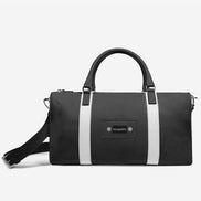 DeLoatch and Company Italian Leather Duffel Bag