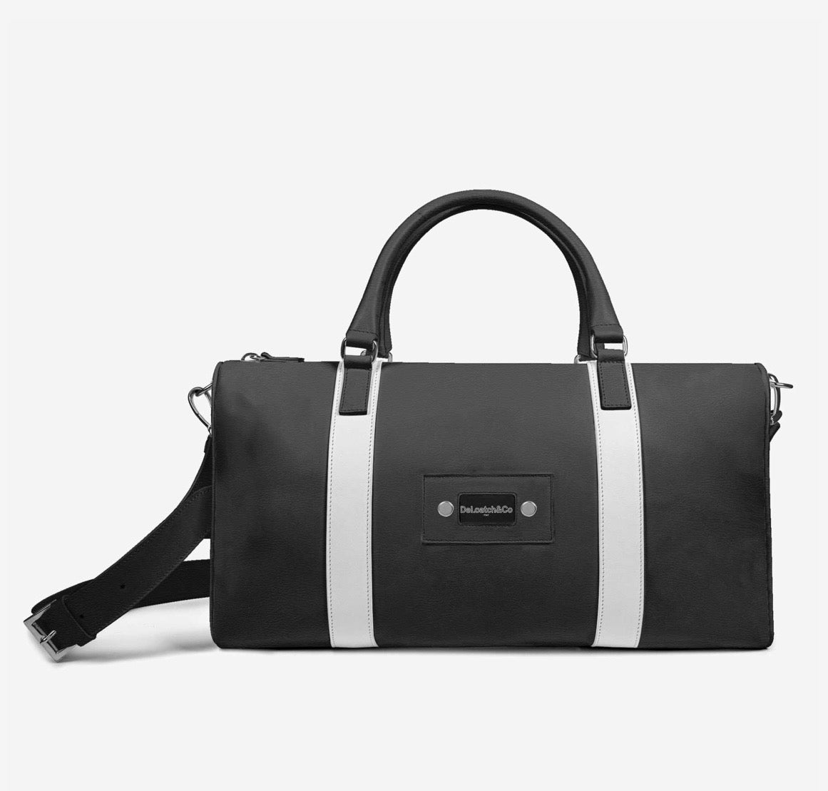 DeLoatch and Company Italian Leather Duffel Bag