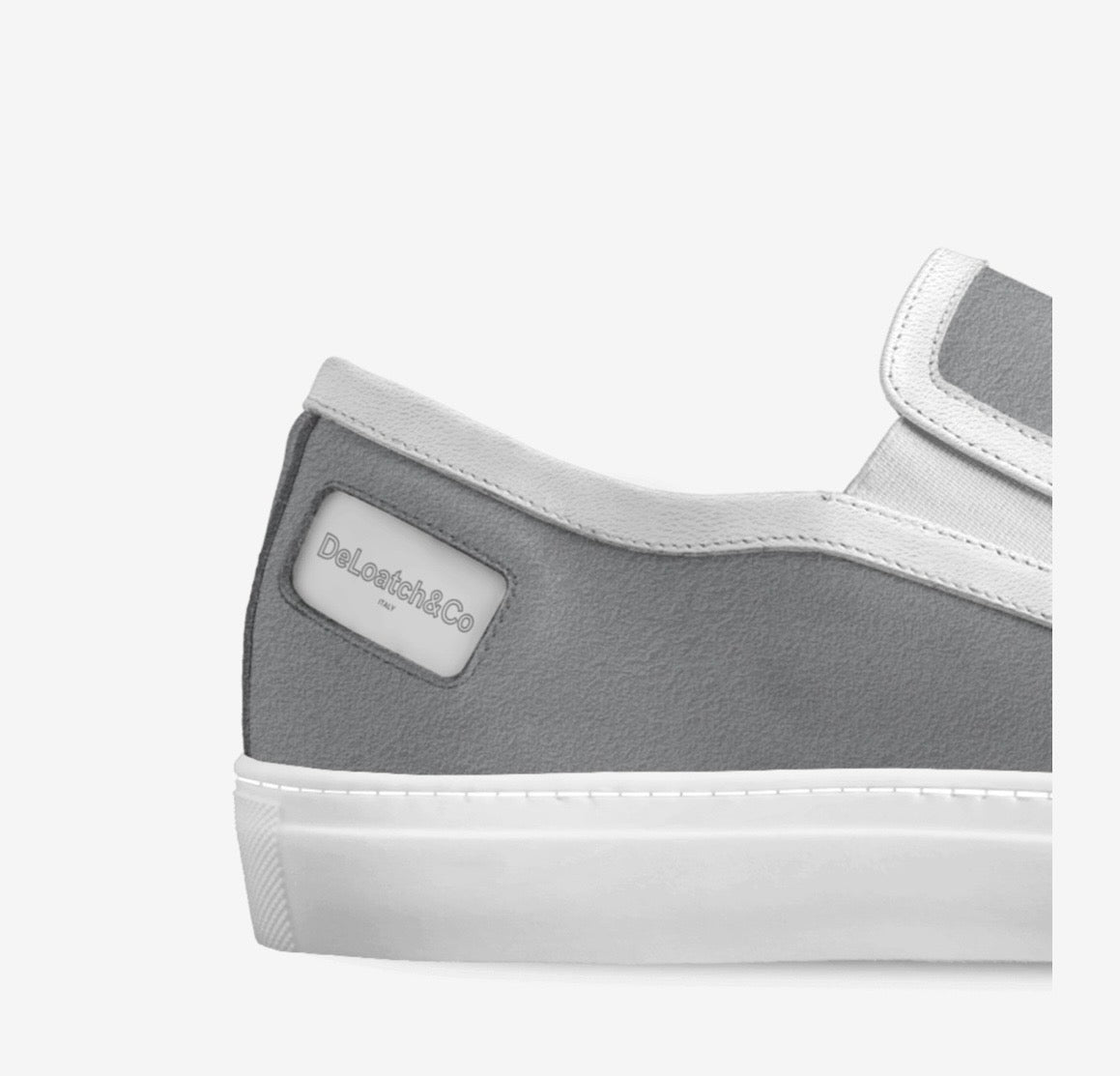 DeLoatch and Company Italian Suede Slip On Sneaker