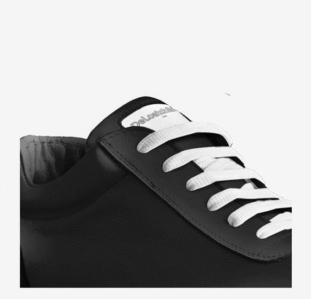 “Red String Theory” Italian Leather and Suede Sneaker