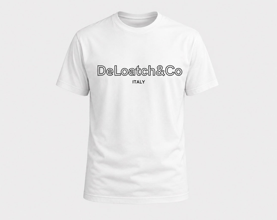 DeLoatch and Company White Short Sleeve T-shirt
