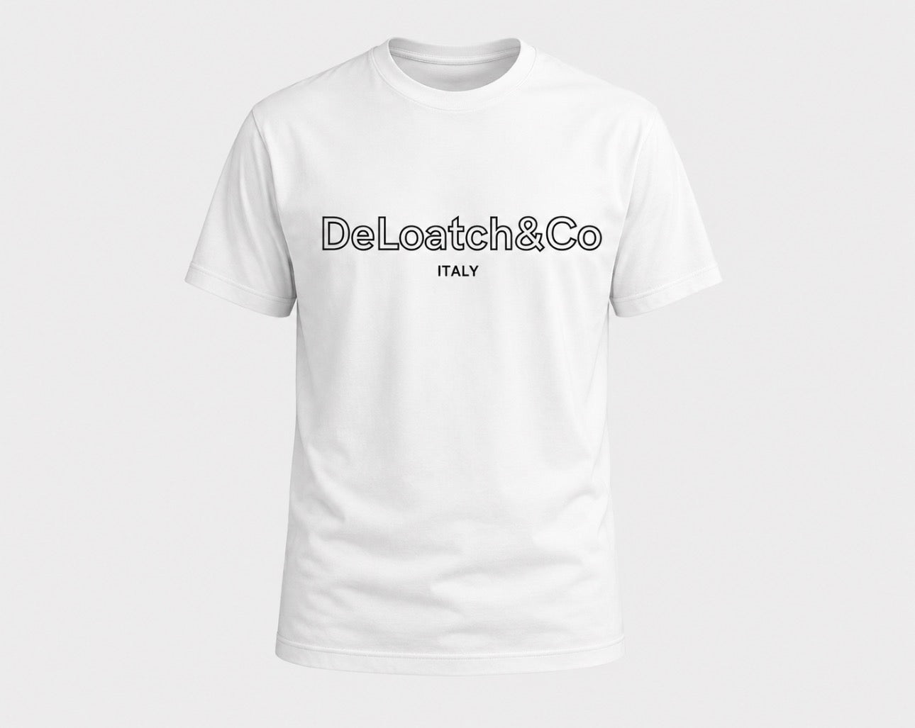 DeLoatch and Company White Short Sleeve T-shirt