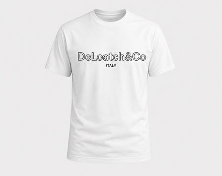 DeLoatch and Company White Short Sleeve T-shirt