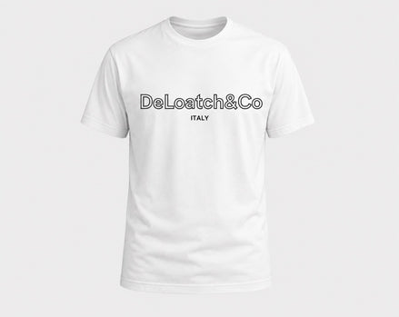 DeLoatch and Company White Short Sleeve T-shirt
