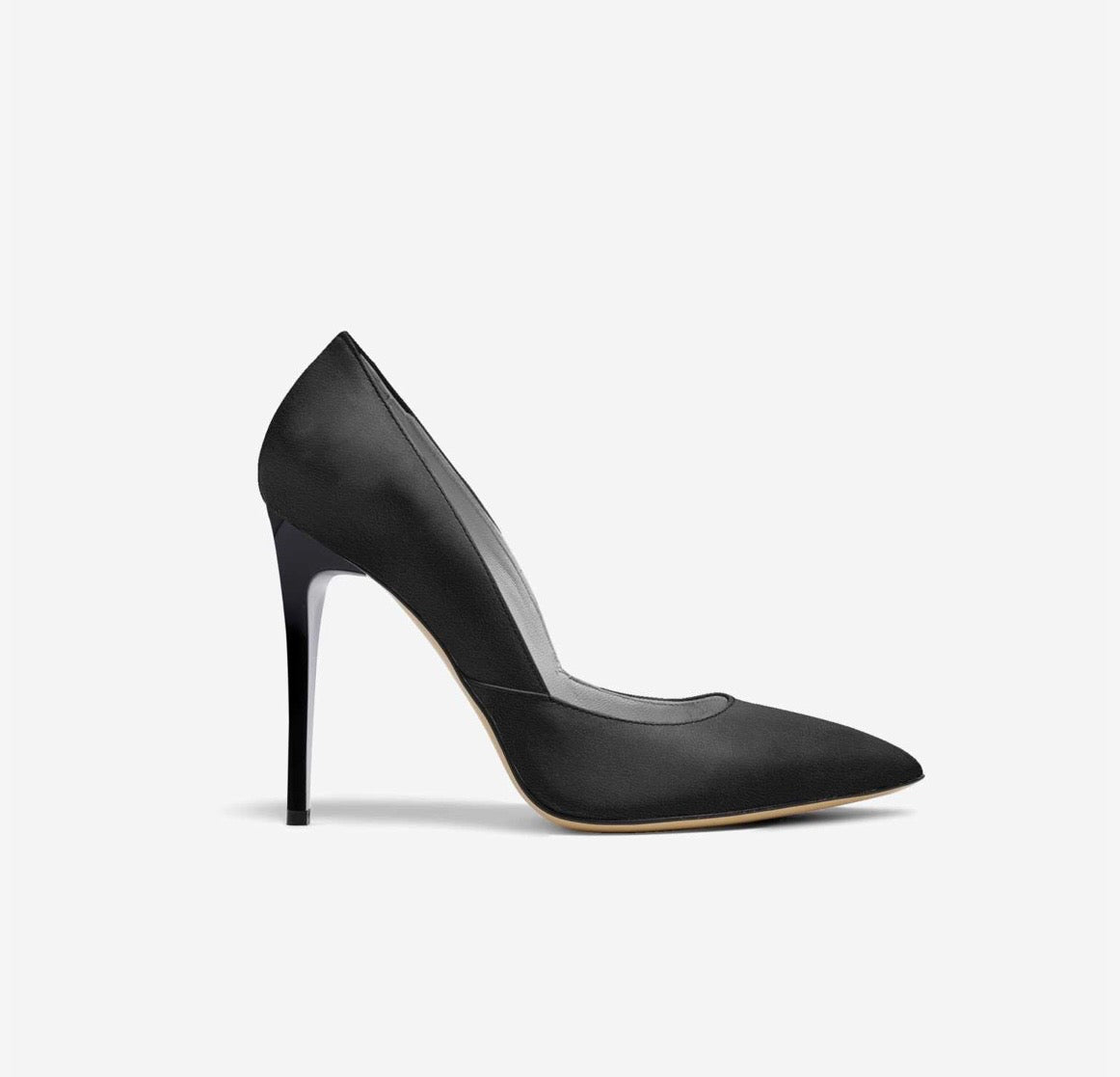 DeLoatch and Company Black Cinderella Heel