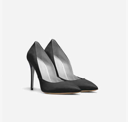 DeLoatch and Company Black Cinderella Heel