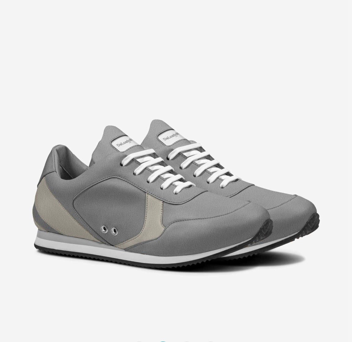 Deloatch and Company Italian Leather and Suede Sneaker