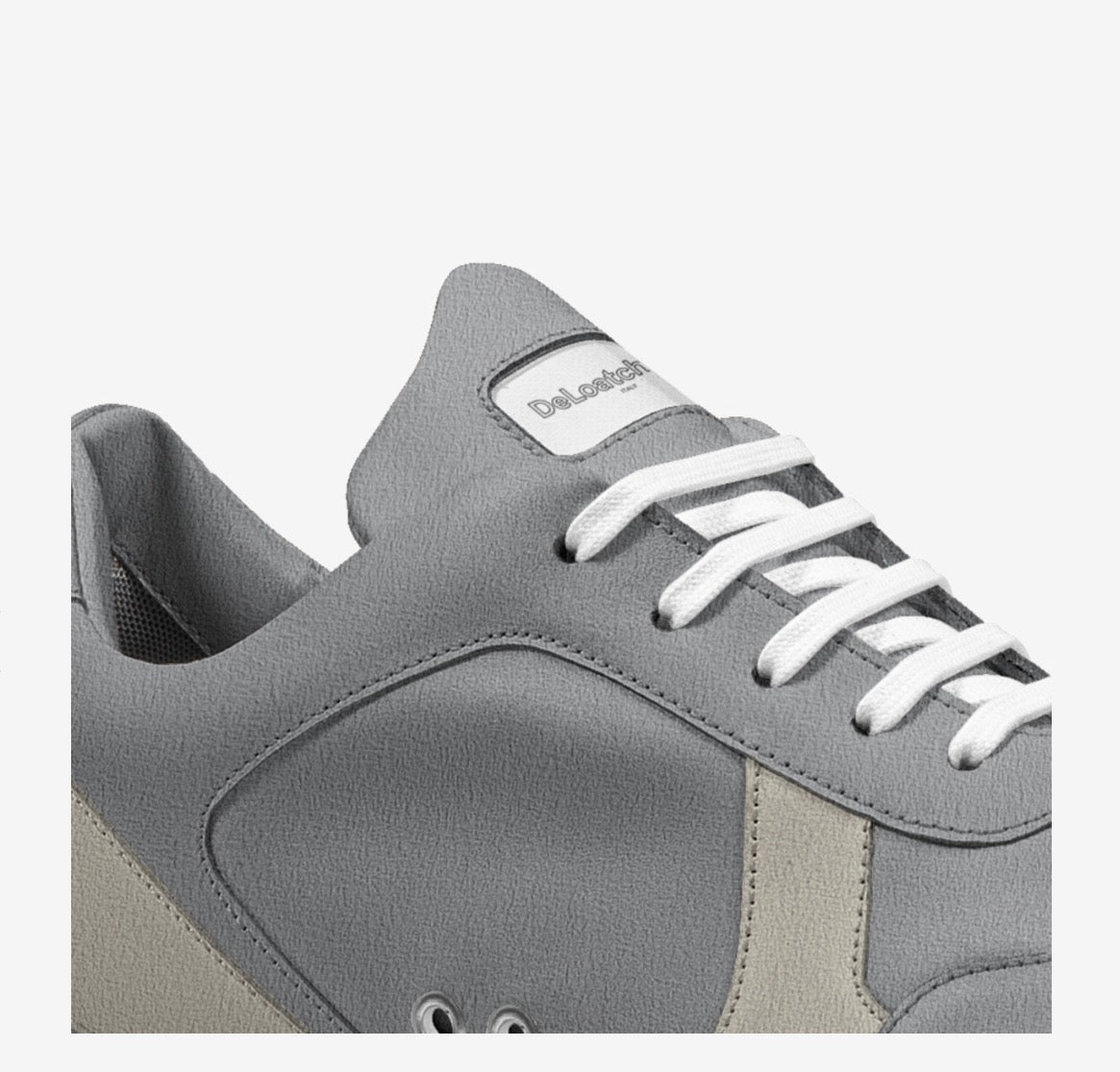 Deloatch and Company Italian Leather and Suede Sneaker