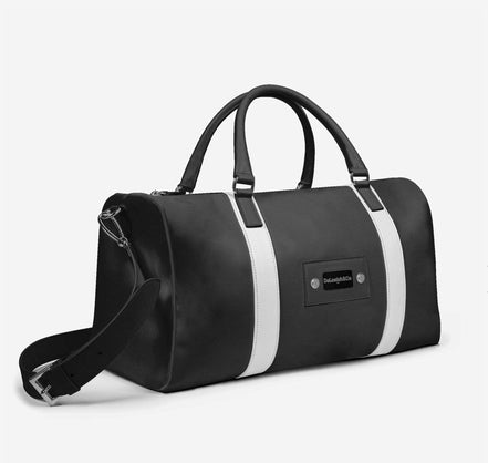 DeLoatch and Company Italian Leather Duffel Bag