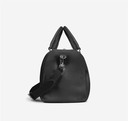 DeLoatch and Company Italian Leather Duffel Bag