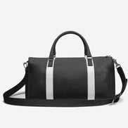 DeLoatch and Company Italian Leather Duffel Bag