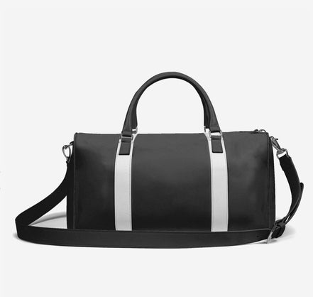 DeLoatch and Company Italian Leather Duffel Bag