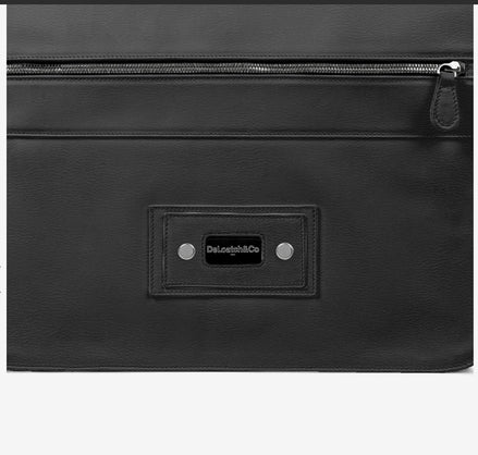 Deloatch and Company Italian Leather Messenger Bag